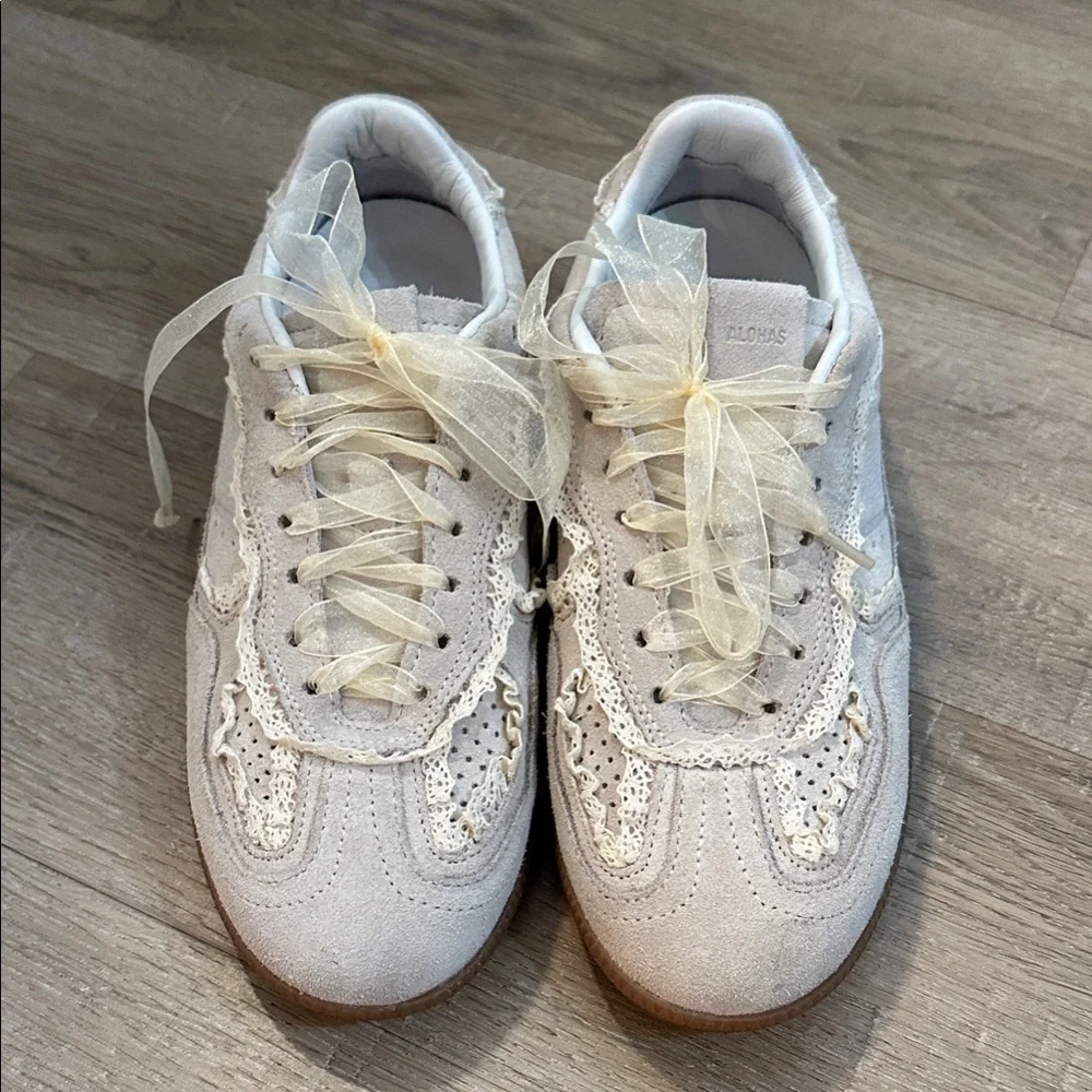 Alohas Tb.490 Rife Crochet Leather Women's Sneakers - Picture 1 of 7